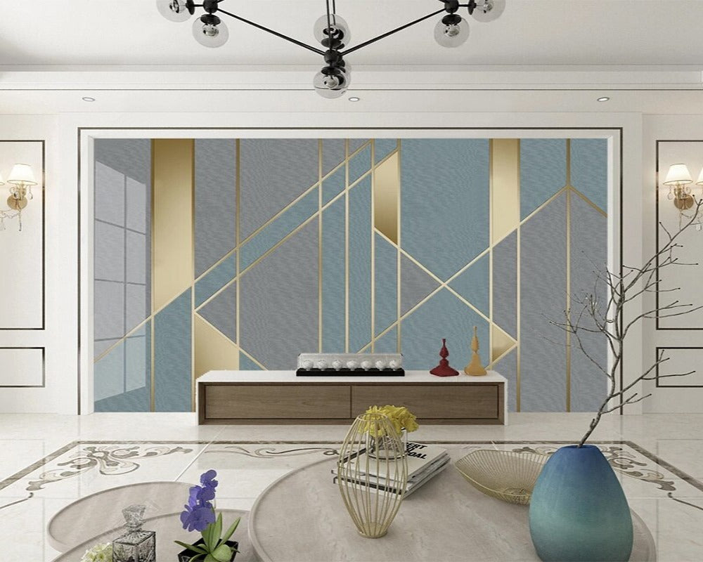Custom Wallpaper Geometric Lines